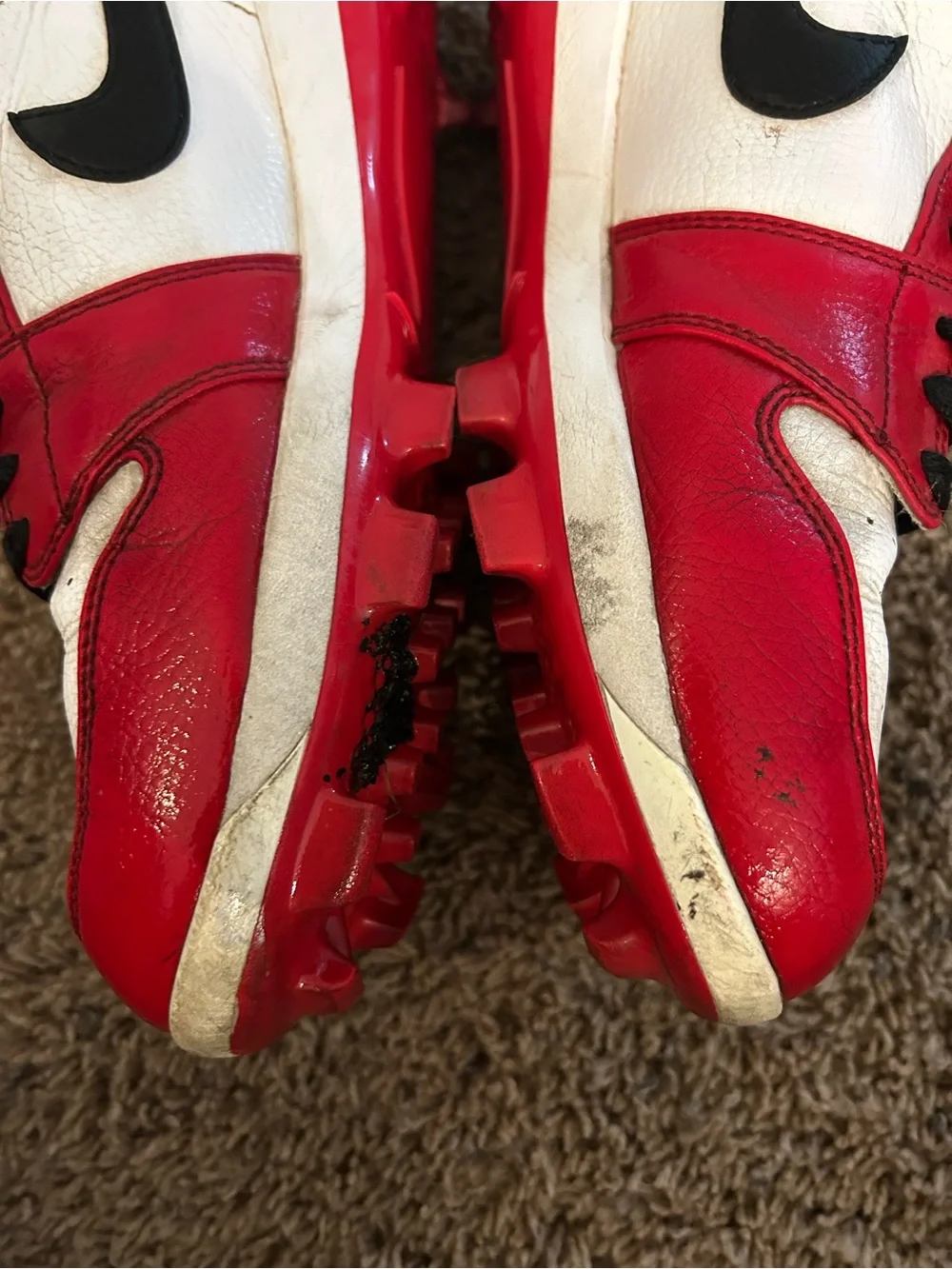 Jordan 1 low cleats men’s 10.5